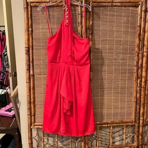 Bcbg coral red dress